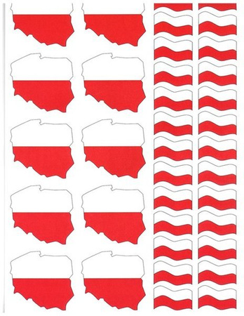 Blok z motywami A4 POLSKA happy color