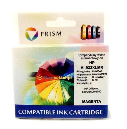 Tusz do HP HI-933XLMR (CN055AE) magenta PRISM