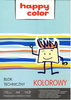 Blok techniczny A4 KOLOROWY happy color