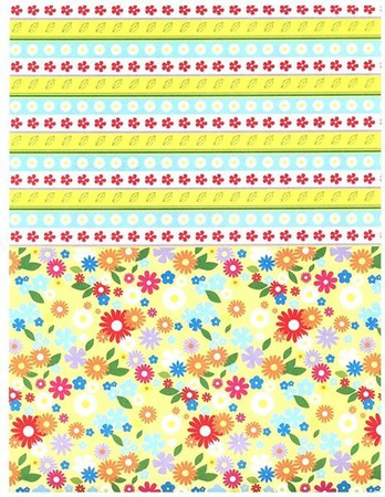 Blok z motywami A4 SPRING happy color