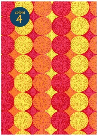 Papier bawełniany ozdobny EFEKT PASSION COLORS mix wzorów 1 arkusz happy color