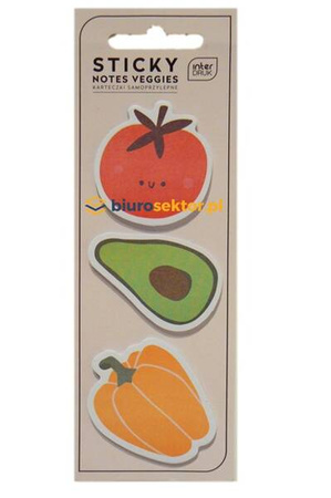 Karteczki samoprzylepne OWOCE I WARZYWA 75 szt. Interdruk