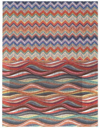 Blok z motywami A4 TEXTILE happy color