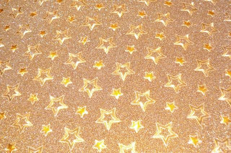 Karton brystol papier A2 42 × 60 cm ZŁOTE GWIAZDY BROKAT STARS 220 g/m2 Cormoran