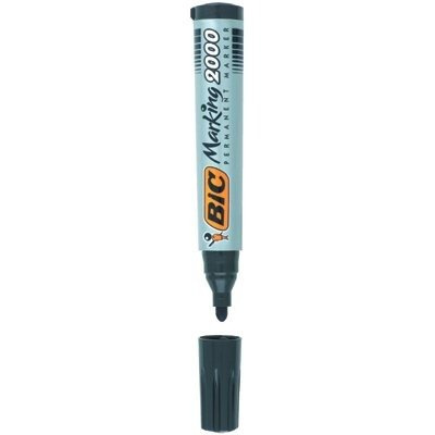 Marker permanentny z okrągłą końcówką czarny BIC