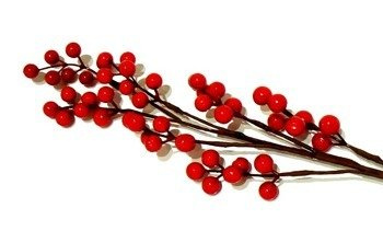 Kulki gałązka CZERWONE Arpex