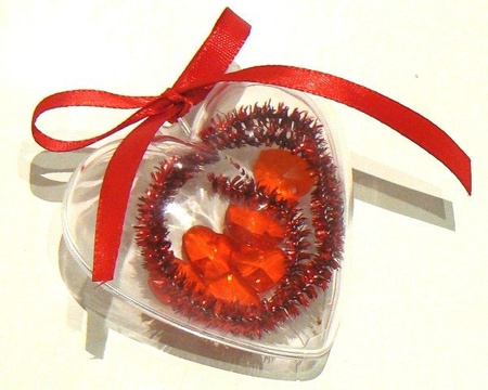 Kryształki zawieszki 15 mm 30 g SERCA CZERWONE Kalina