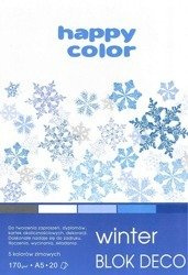 Blok Deco A5 WINTER happy color