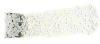 Girlanda z filcu ŚNIEŻYNKI BIAŁA Dekor Art Serwis