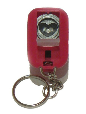 Dziurkacz ozdobny 1 cm SERCE breloczek Heyda