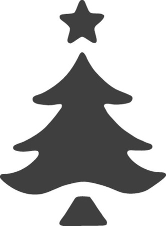 Dziurkacz ozdobny 1,7 cm CHOINKA Heyda