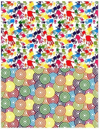 Blok z motywami A4 COLORS happy color