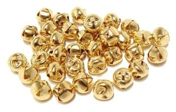 Dzwoneczki metalowe ZŁOTE 36 szt. Arpex