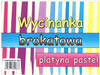 Wycinanka A4 BROKAT PLATYNA PASTEL mix kolorów CORMORAN