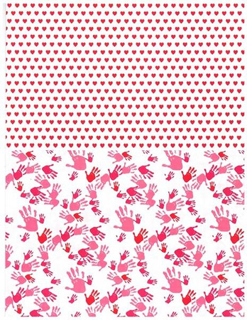 Blok z motywami A4 LOVE happy color