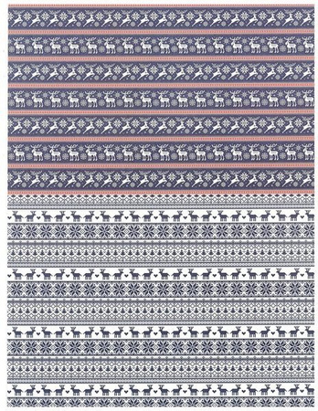 Blok z motywami A4 TEXTILE happy color