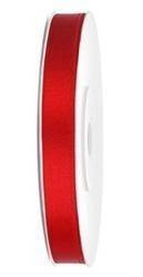 Tasiemka satynowa CZERWONA 0,6 cm 25 m PartyDeco