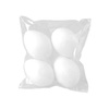 Jajko wielkanocne plastikowe 7 x 4,5 cm 4 szt. Arpex