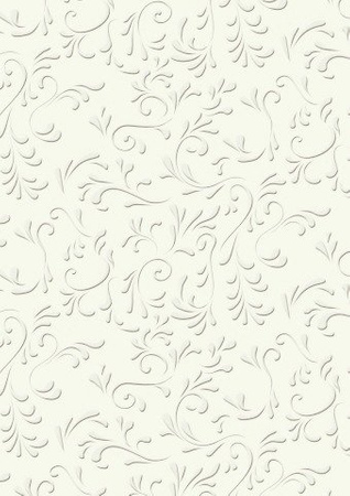 Papier do scrapbookingu jednostronny wytłoczony B2 50 x 70 cm ROMA KREMOWY Heyda