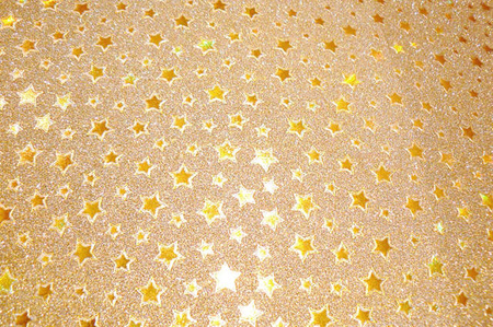 Karton brystol papier A2 42 × 60 cm ZŁOTE GWIAZDKI BROKAT METALIZA 220 g/m2 Cormoran