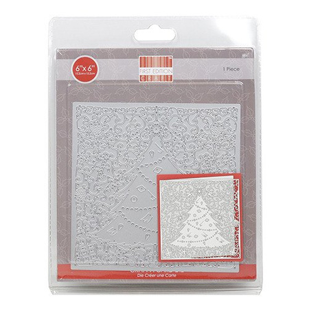 Wykrojnik CHOINKA - FIRST EDITION CHRISTMAS DIE 14,6 x 14,6 cm Dovecraft