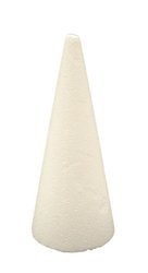 Stożek styropianowy 9 x 20 cm CHOINKA