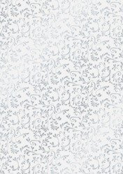 Papier do scrapbookingu transparentny (kalka ozdobna) A4 ROMA SREBRNY Heyda