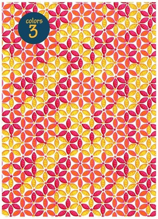 Papier bawełniany ozdobny EFEKT PASSION COLORS mix wzorów 1 arkusz happy color