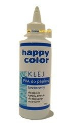 Klej do papieru PVA z aplikatorem 100 g happy color