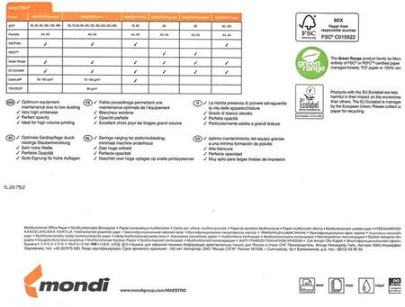Papier A4 250 g EXTRA MAESTRO