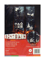 Szablony bożonarodzeniowe do sztucznego śniegu DUŻE A4 8 szt. Arpex