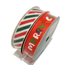Tasiemka rypsowa 2 szt. CHRISTMAS 1,5 cm 3 m INTERDRUK