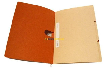 Skoroszyt zawieszany A4 do akt osobowych z okienkiem ZIELONY czterodzielny A, B, C, D Spiral OPTIMAL