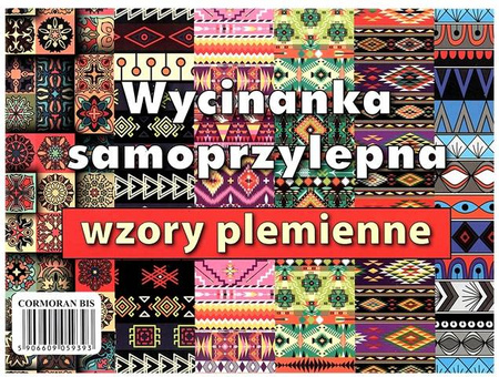 Wycinanka A4 samoprzylepna WZORY PLEMIENNE CORMORAN