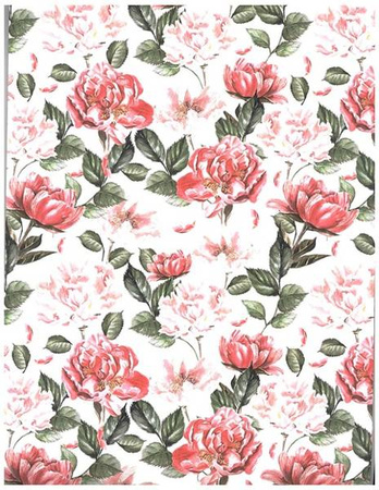 Papier do scrapbookingu jednostronny A4 SECRET GARDEN zestaw (blok kreatywny) INTERDRUK