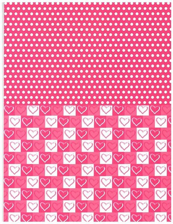 Blok z motywami A4 LOVE happy color