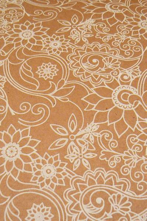 Blok z motywami EFEKT NATURAL KRAFT happy color