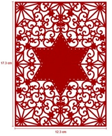 Wykrojnik GWIAZDKI - FIRST EDITION CHRISTMAS DIE 12,3 x 17,3 cm Dovecraft