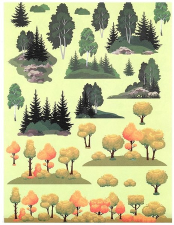 Blok z motywami A4 NATURA happy color