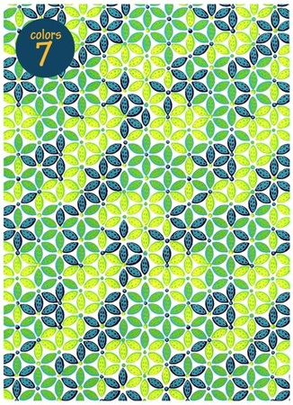 Papier bawełniany ozdobny EFEKT PASSION COLORS mix wzorów 1 arkusz happy color