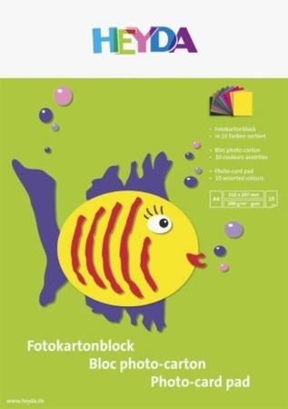 Blok A4 KOLOROWY FOTOKARTON Heyda