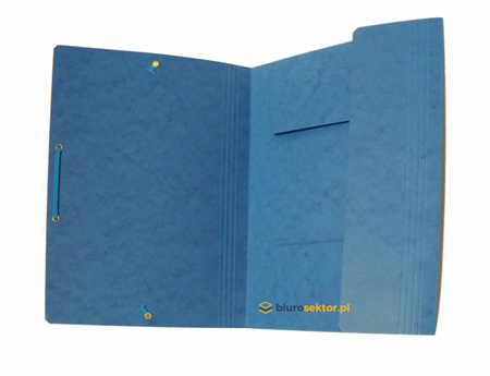 Teczka A4 z gumką preszpanowa NIEBIESKA Donau
