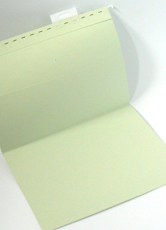 Teczka zawieszana A4 z okienkiem ZIELONA Spiral OPTIMAL