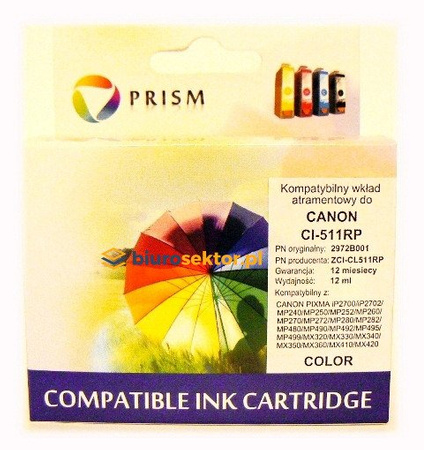 Tusz do Canon CI-511RP (2972B001) kolor PRISM