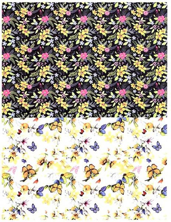 Blok z motywami A4 FLOWERS happy color