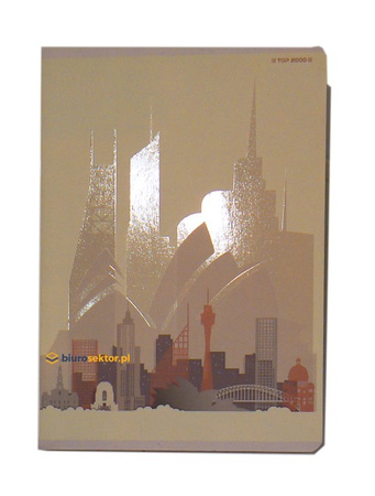 Zeszyt w kratkę A5 80 kartek miękka oprawa CITY/GRAD TOP2000 Hamelin