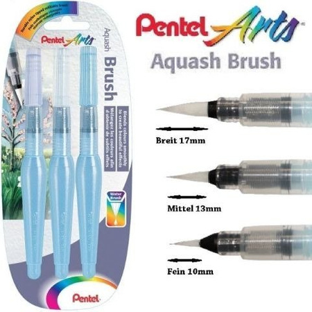Pędzel wodny AQUASH BRUSH CIENKI Pentel