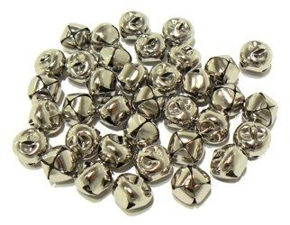 Dzwoneczki metalowe SREBRNE 36 szt. Arpex