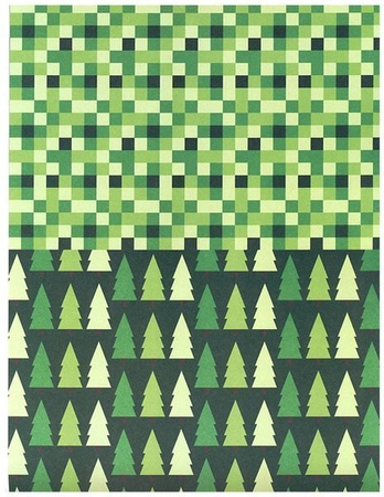 Blok z motywami A4 GREEN happy color