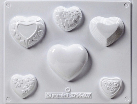 Szablon foremka do gipsu SERCA 4-7 cm 6 elementów 2 szt. KNORR prandell